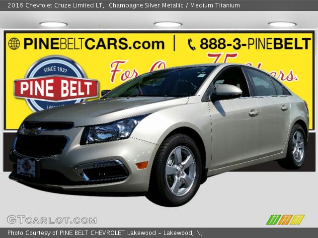 2016 Chevrolet Cruze Limited LT in Champagne Silver Metallic