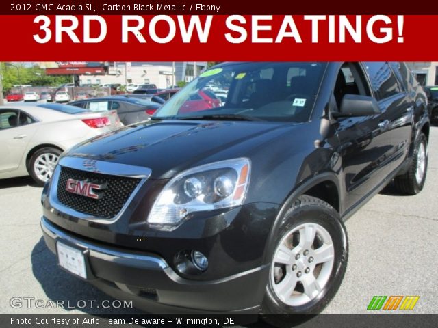 2012 GMC Acadia SL in Carbon Black Metallic