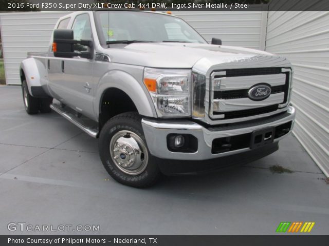 2016 Ford F350 Super Duty XLT Crew Cab 4x4 DRW in Ingot Silver Metallic