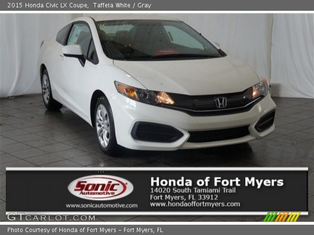 2015 Honda Civic LX Coupe in Taffeta White