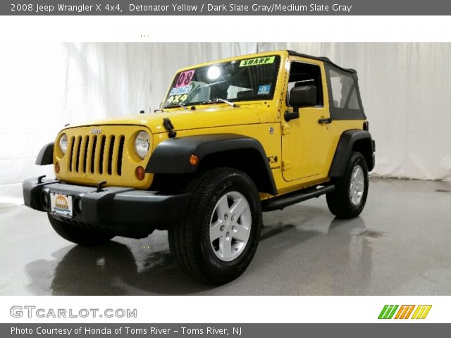 2008 Jeep Wrangler X 4x4 in Detonator Yellow