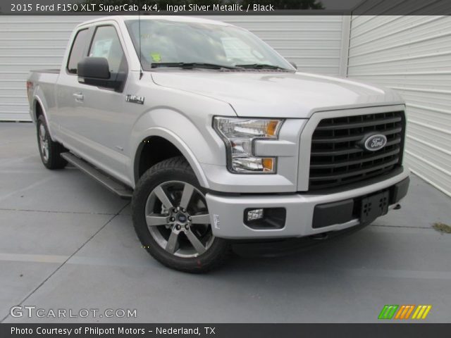 2015 Ford F150 XLT SuperCab 4x4 in Ingot Silver Metallic