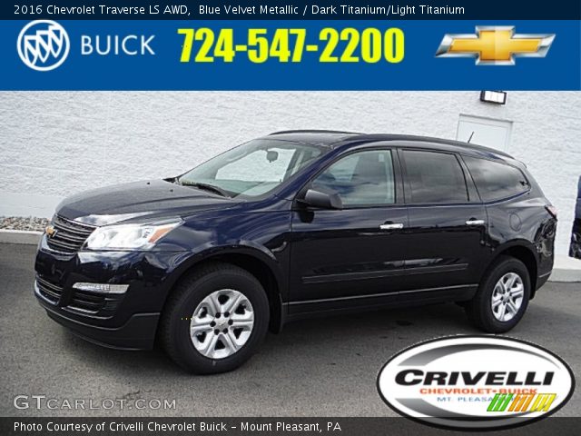 2016 Chevrolet Traverse LS AWD in Blue Velvet Metallic