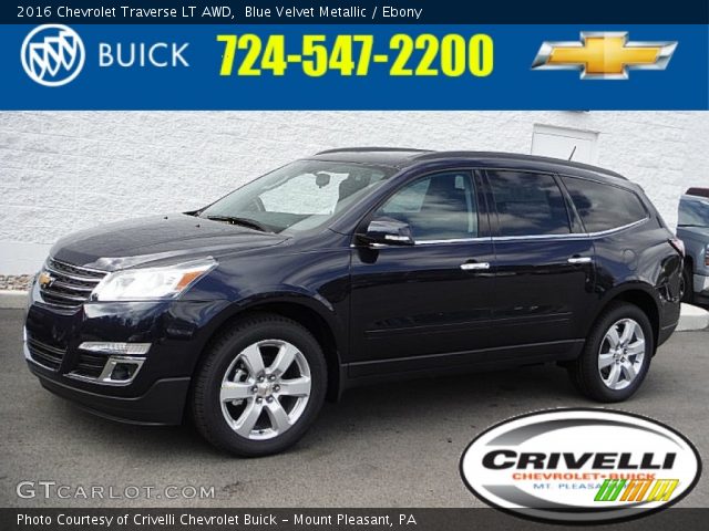 2016 Chevrolet Traverse LT AWD in Blue Velvet Metallic