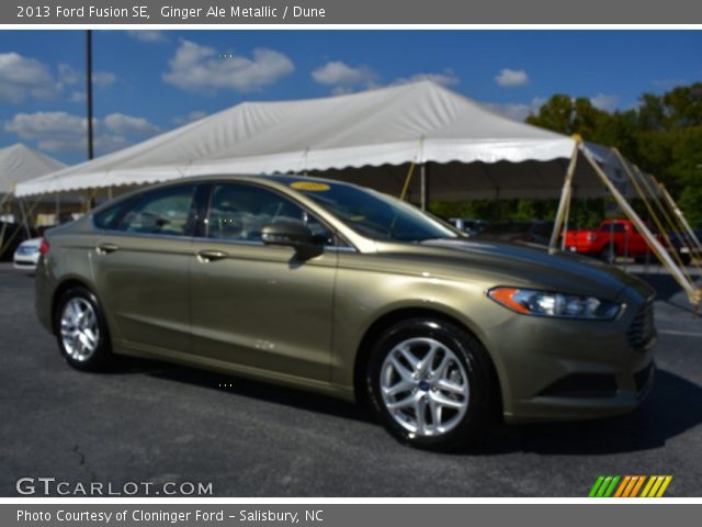 2013 Ford Fusion SE in Ginger Ale Metallic