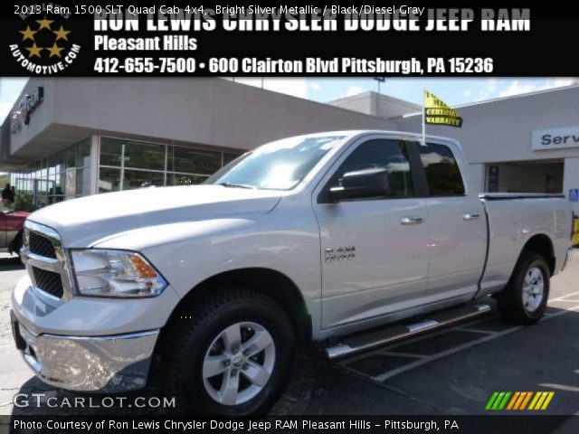 2013 Ram 1500 SLT Quad Cab 4x4 in Bright Silver Metallic