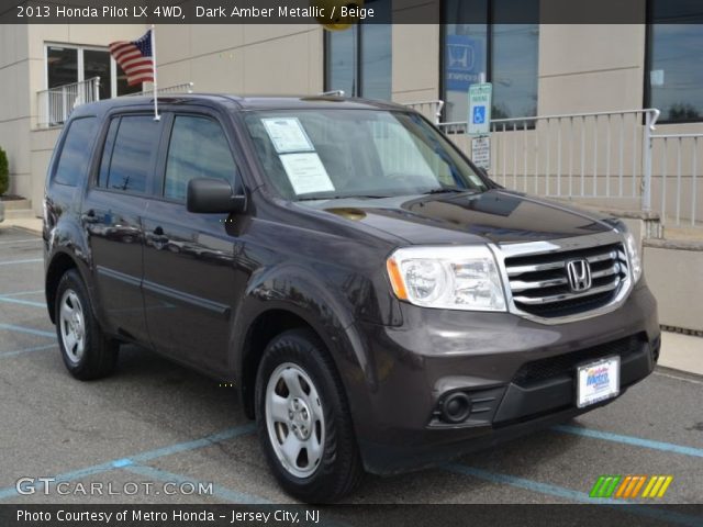 2013 Honda Pilot LX 4WD in Dark Amber Metallic