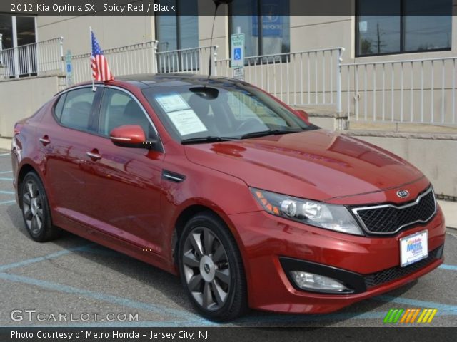 2012 Kia Optima SX in Spicy Red