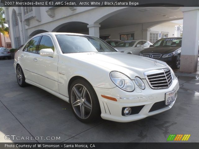 2007 Mercedes-Benz E 63 AMG Sedan in Arctic White