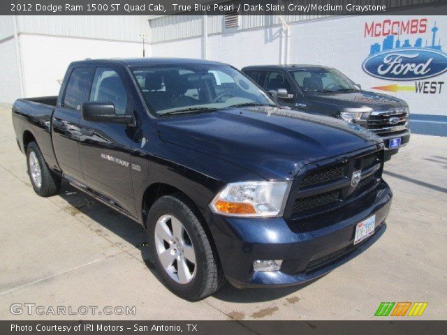 2012 Dodge Ram 1500 ST Quad Cab in True Blue Pearl