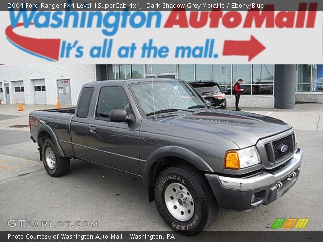 2004 Ford Ranger FX4 Level II SuperCab 4x4 in Dark Shadow Grey Metallic