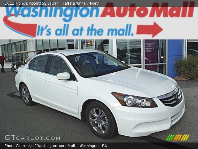 2012 Honda Accord SE Sedan in Taffeta White