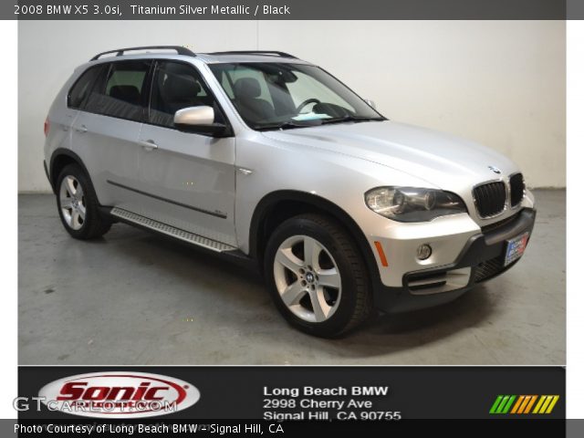 2008 BMW X5 3.0si in Titanium Silver Metallic
