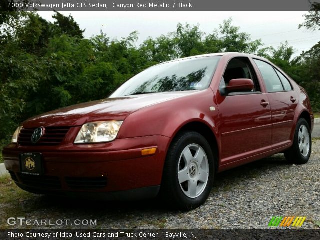 2000 Volkswagen Jetta GLS Sedan in Canyon Red Metallic