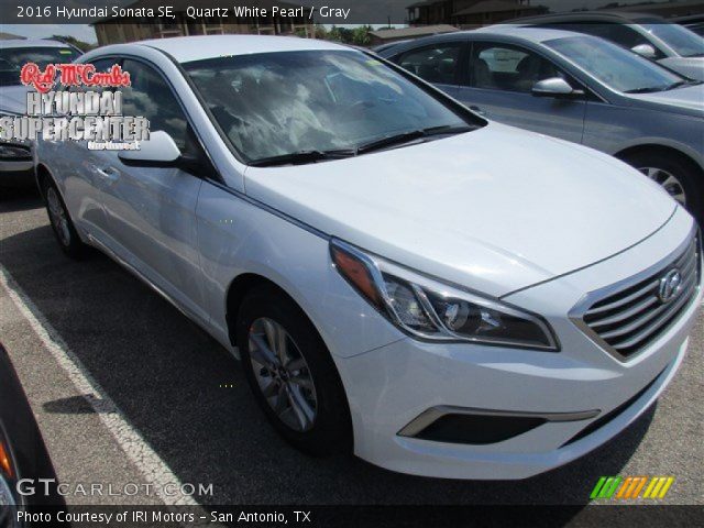 2016 Hyundai Sonata SE in Quartz White Pearl