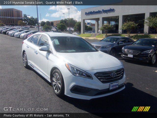 2016 Hyundai Sonata Sport in Quartz White Pearl