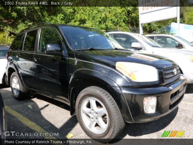 2002 Toyota RAV4 4WD in Black