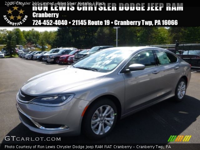 2016 Chrysler 200 Limited in Billet Silver Metallic