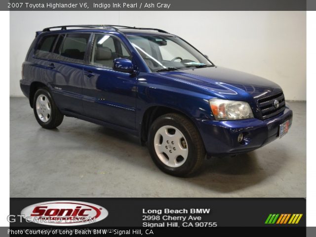 2007 Toyota Highlander V6 in Indigo Ink Pearl