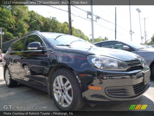 2012 Volkswagen Jetta TDI SportWagen in Black
