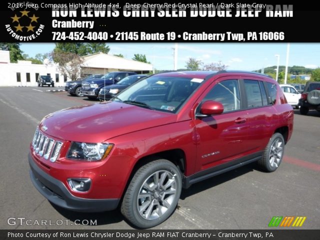2016 Jeep Compass High Altitude 4x4 in Deep Cherry Red Crystal Pearl