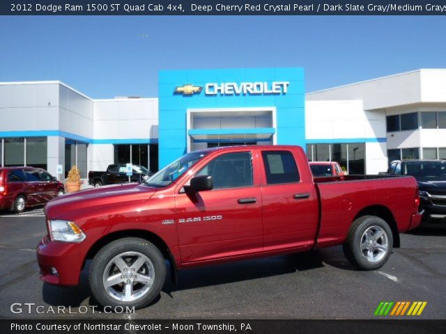 2012 Dodge Ram 1500 ST Quad Cab 4x4 in Deep Cherry Red Crystal Pearl
