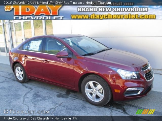 2016 Chevrolet Cruze Limited LT in Siren Red Tintcoat
