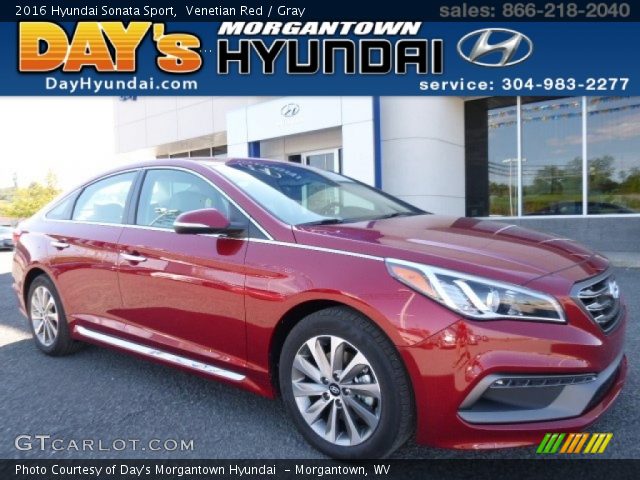 2016 Hyundai Sonata Sport in Venetian Red