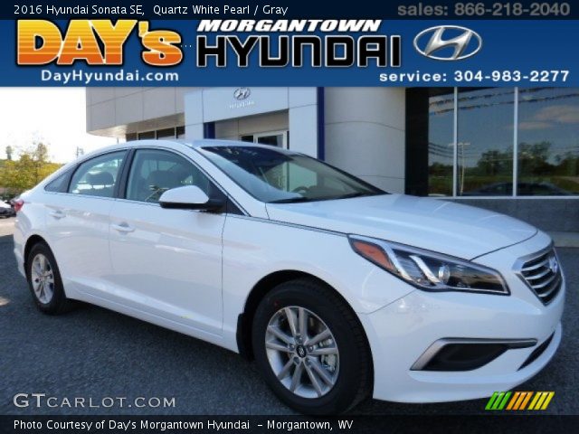 2016 Hyundai Sonata SE in Quartz White Pearl