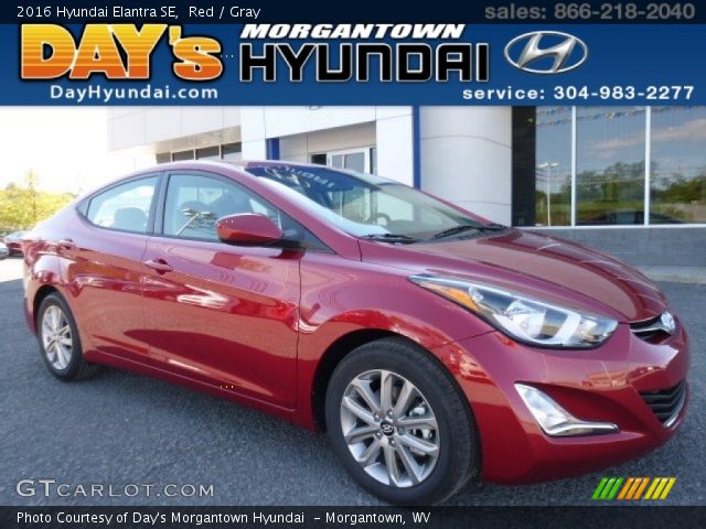 2016 Hyundai Elantra SE in Red