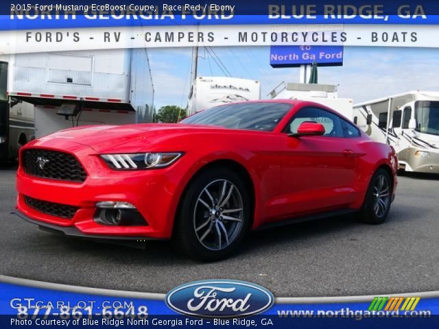 2015 Ford Mustang EcoBoost Coupe in Race Red