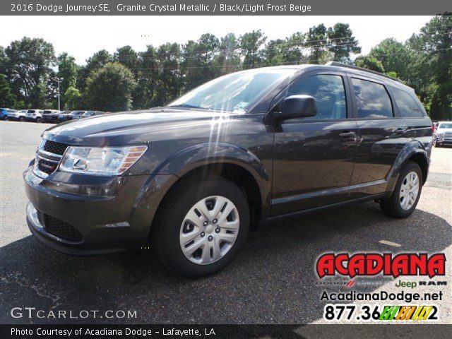 2016 Dodge Journey SE in Granite Crystal Metallic