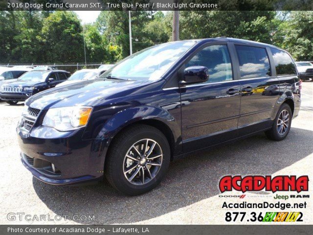 2016 Dodge Grand Caravan SXT in True Blue Pearl