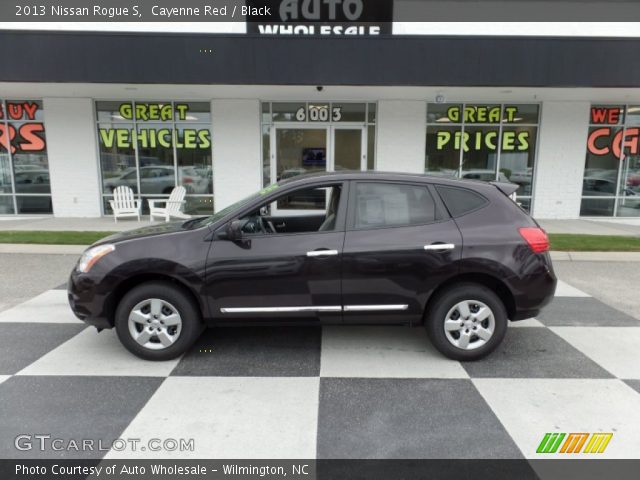 2013 Nissan Rogue S in Cayenne Red