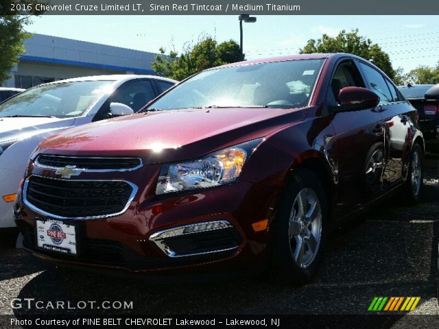 2016 Chevrolet Cruze Limited LT in Siren Red Tintcoat