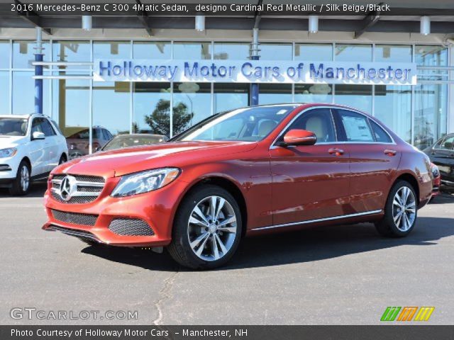 2016 Mercedes-Benz C 300 4Matic Sedan in designo Cardinal Red Metallic