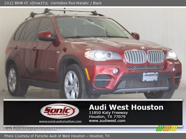 2012 BMW X5 xDrive35d in Vermillion Red Metallic