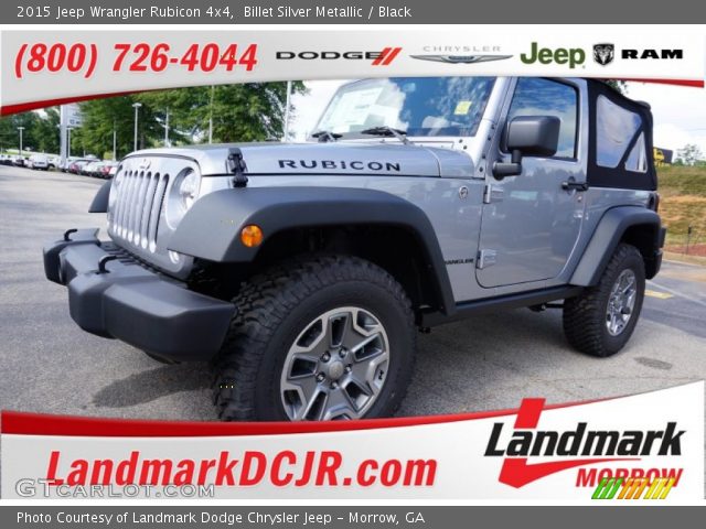 2015 Jeep Wrangler Rubicon 4x4 in Billet Silver Metallic