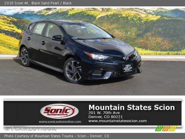 2016 Scion iM  in Black Sand Pearl