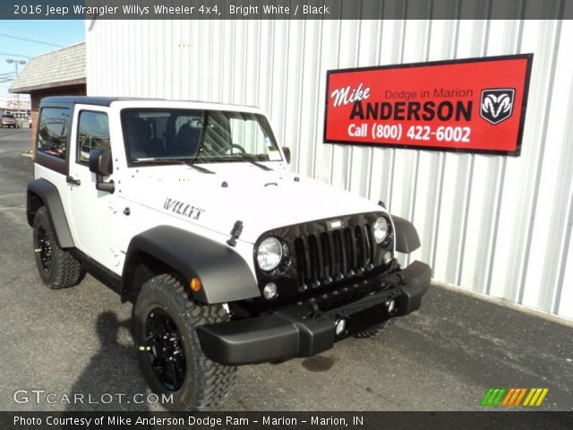 2016 Jeep Wrangler Willys Wheeler 4x4 in Bright White