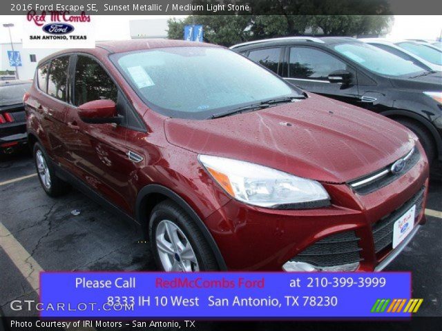 2016 Ford Escape SE in Sunset Metallic