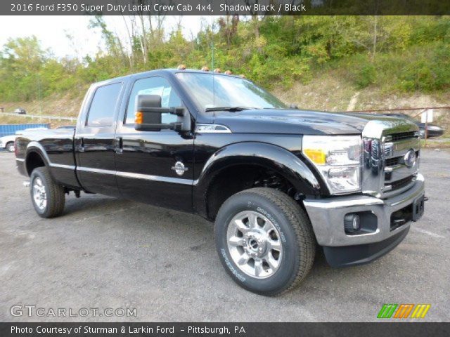 2016 Ford F350 Super Duty Lariat Crew Cab 4x4 in Shadow Black