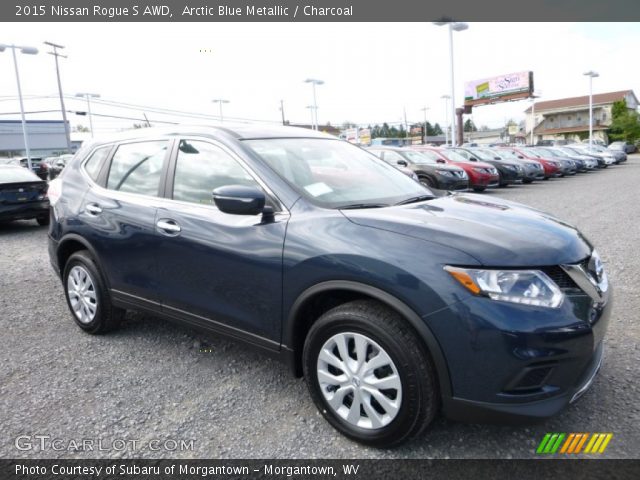 2015 Nissan Rogue S AWD in Arctic Blue Metallic