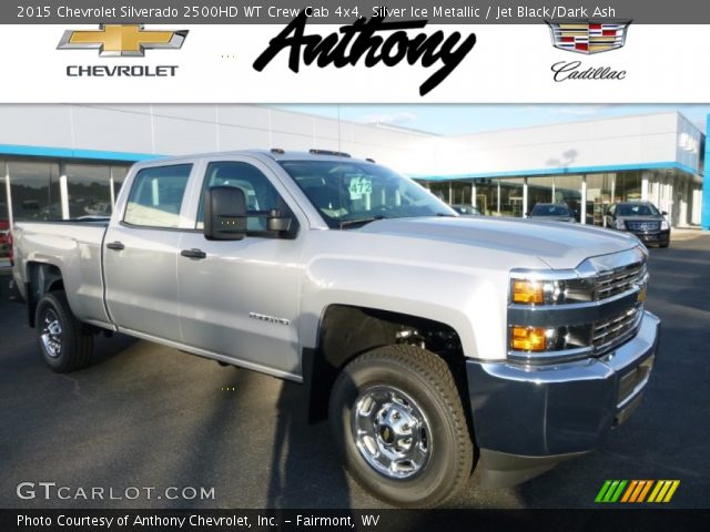 2015 Chevrolet Silverado 2500HD WT Crew Cab 4x4 in Silver Ice Metallic