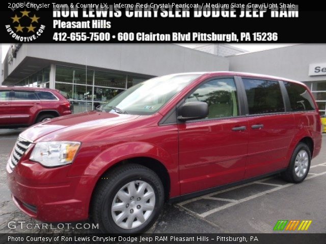 2008 Chrysler Town & Country LX in Inferno Red Crystal Pearlcoat