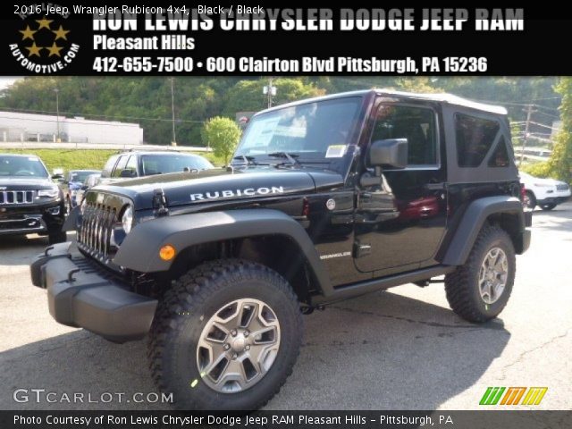2016 Jeep Wrangler Rubicon 4x4 in Black
