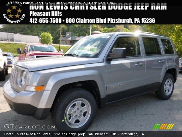 2016 Jeep Patriot Sport 4x4 in Billet Silver Metallic