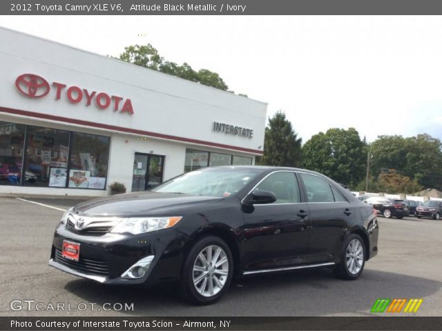 2012 Toyota Camry XLE V6 in Attitude Black Metallic