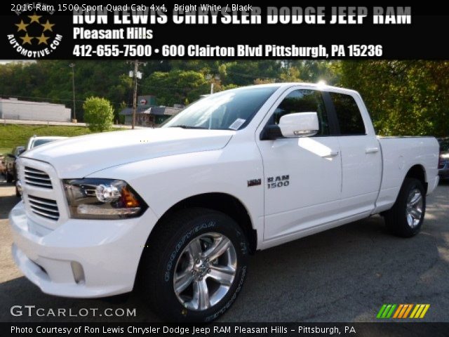 2016 Ram 1500 Sport Quad Cab 4x4 in Bright White