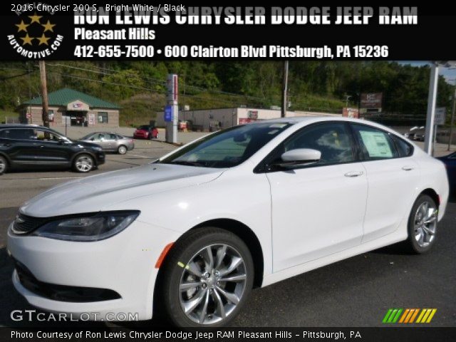 2016 Chrysler 200 S in Bright White